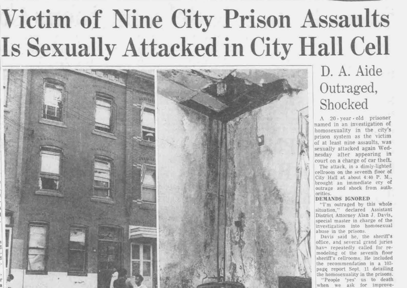 Power, Politics, and Race in the 1968 Philadelphia Study of Prison Sexual Violence