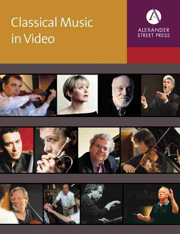 Music Online: Classical Music in Video