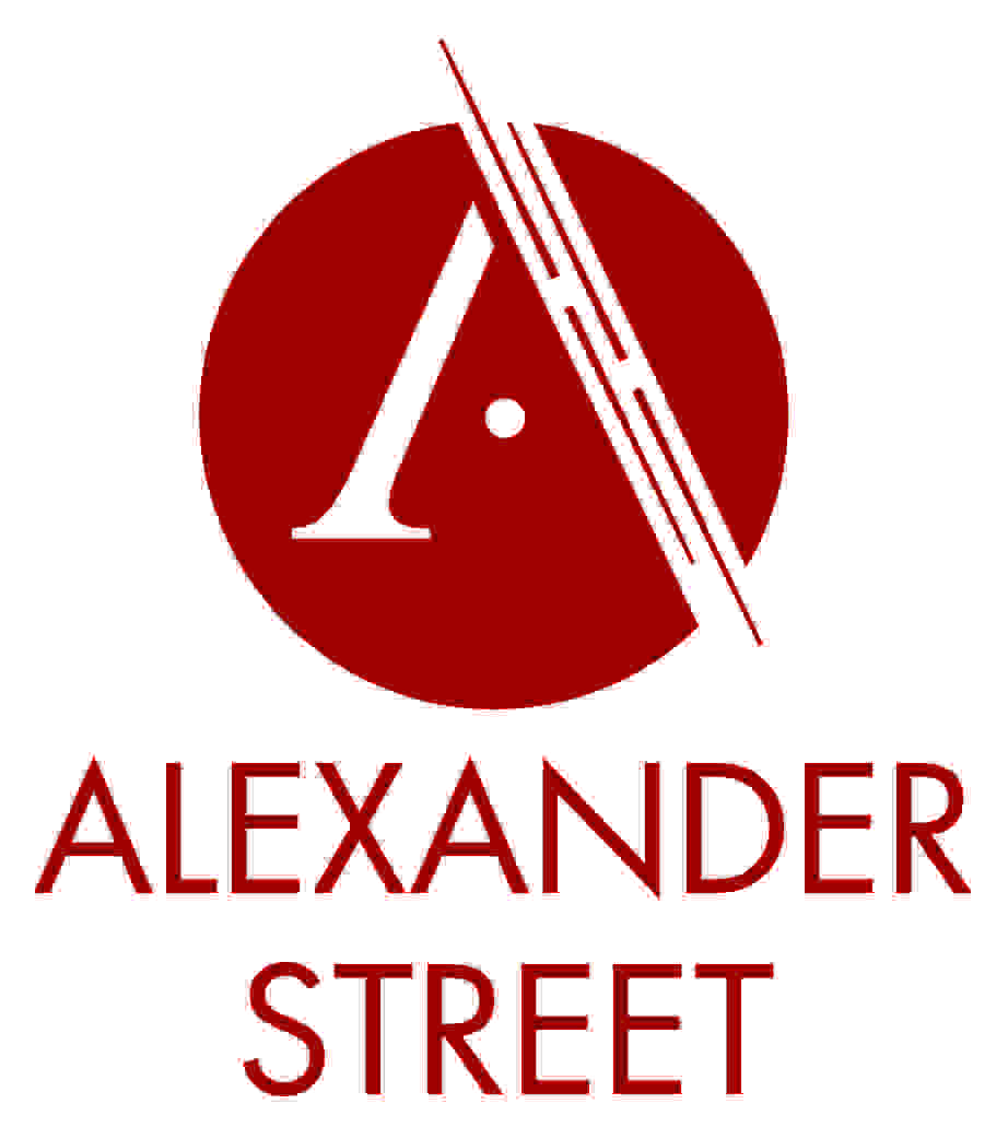 Alexander Street, part of Clarivate logo